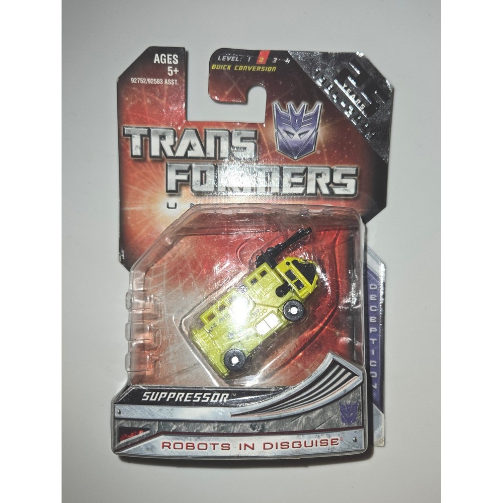 RARE! Transformers Armada Mini-Con - SUPPRESSOR (Decepticon) - NEW/Sealed!